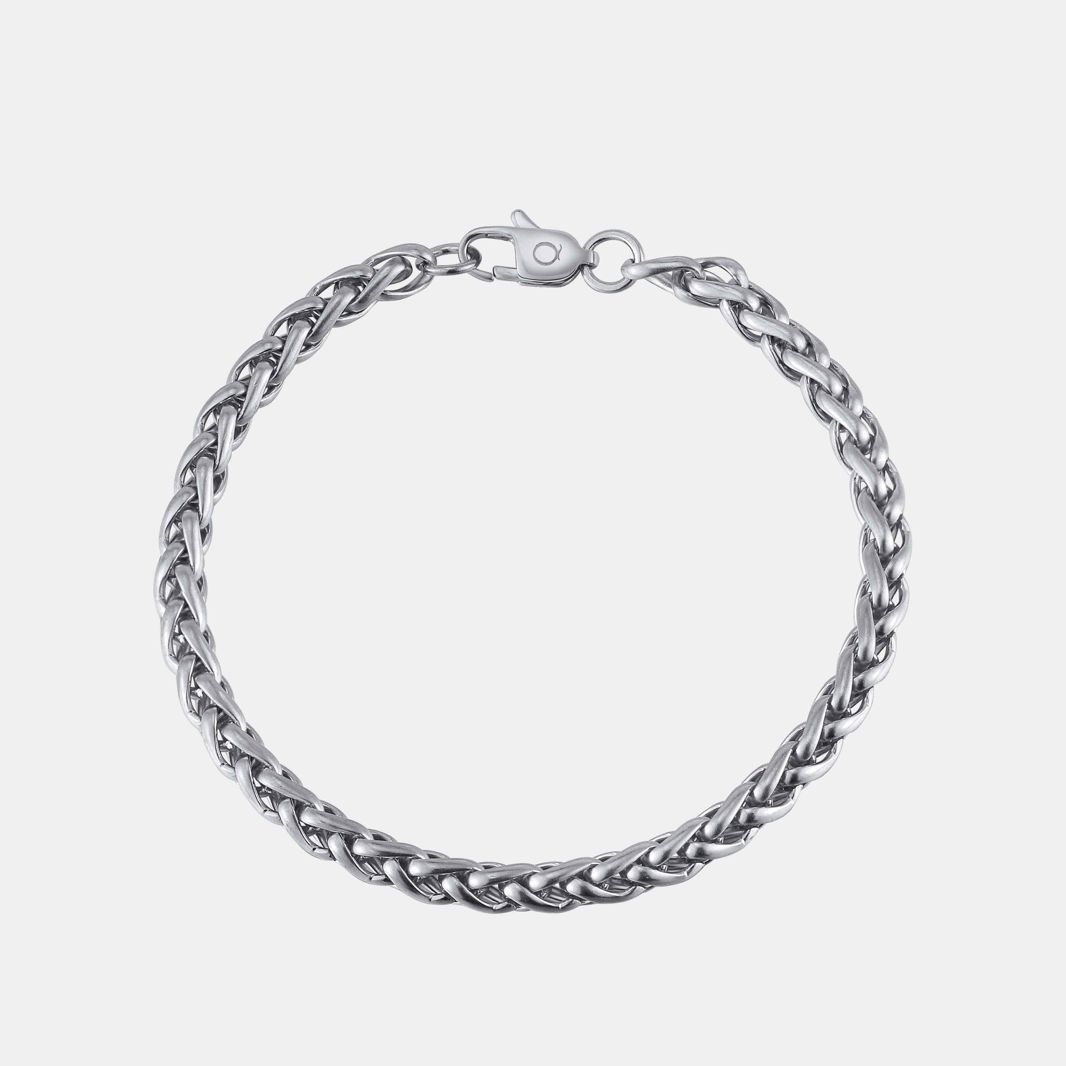 WHEAT BRACELET 3MM (SILVER) – QREAM Jewelry